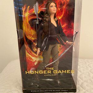 The Hunger Games Katniss Barbie Collector Black Label Action Figure